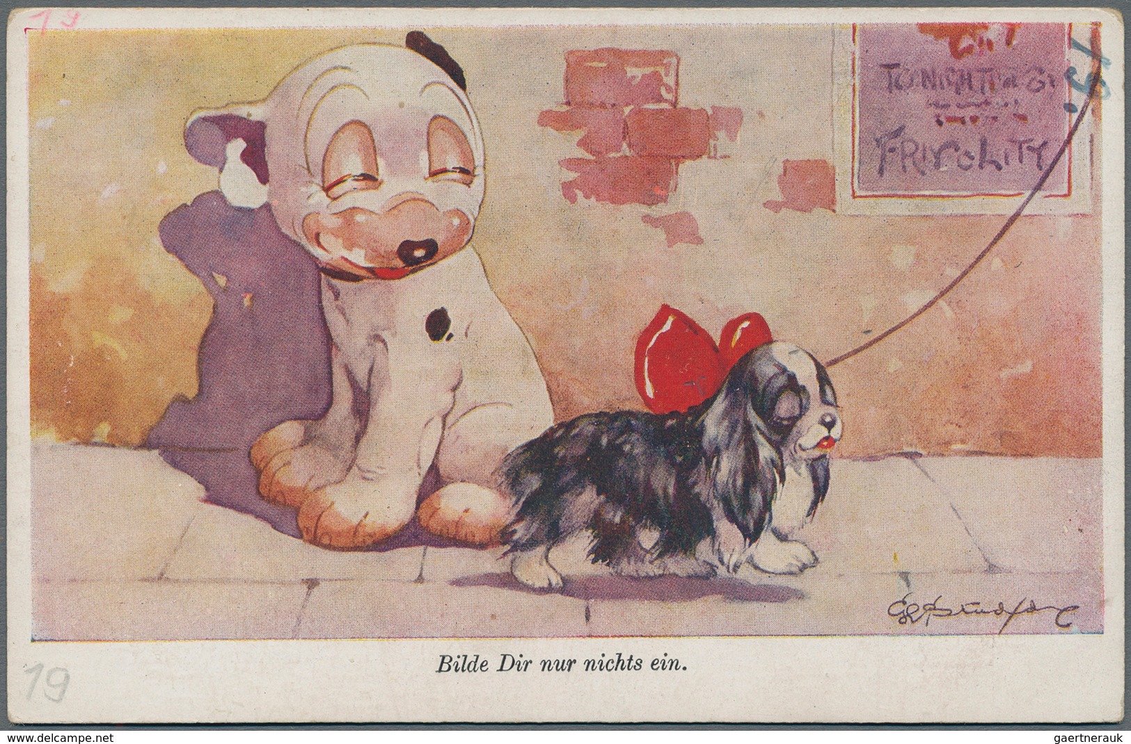 Ansichtskarten: Motive / Thematics: BONZO KARTEN, Kleine Partie Mit 25 Humoristischen Karten Hunde-M - Sonstige & Ohne Zuordnung