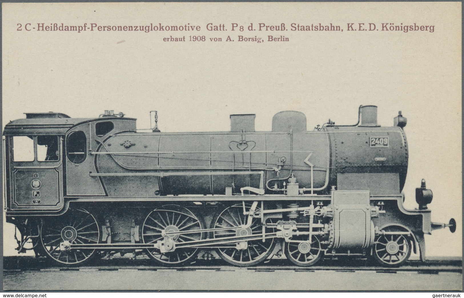 Ansichtskarten: Motive / Thematics: EISENBAHN, Schachtel Mit über 230 Lokomotiven überwiegend Aus Fr - Sonstige & Ohne Zuordnung
