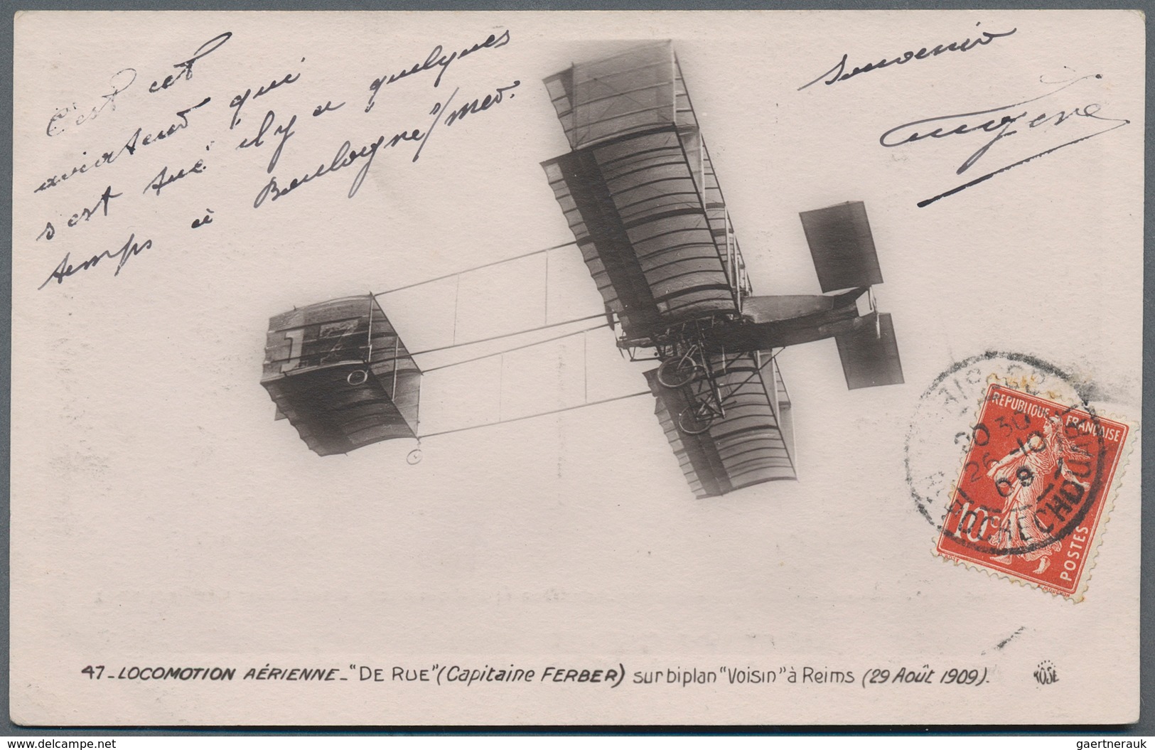 Ansichtskarten: Motive / Thematics: FLUG, Französisches Flugwesen Und Pionierflieger. Eine Interessa - Sonstige & Ohne Zuordnung