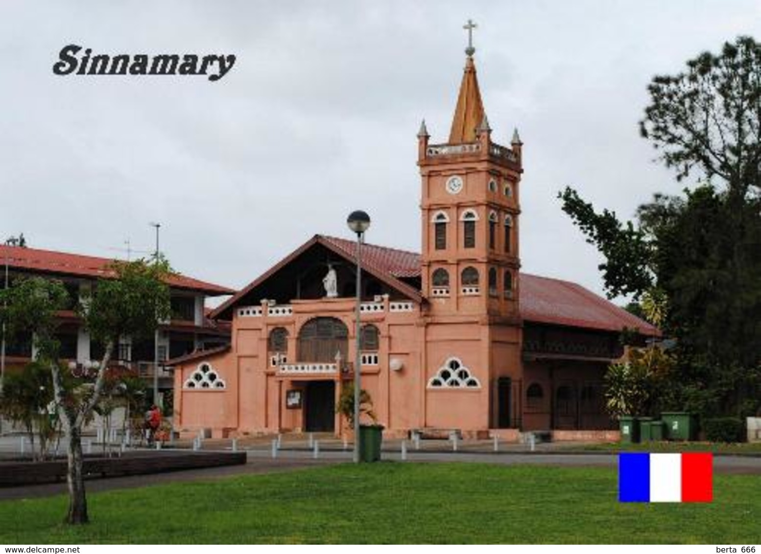 French Guiana Sinnamary Church Guyane New Postcard - Sonstige & Ohne Zuordnung