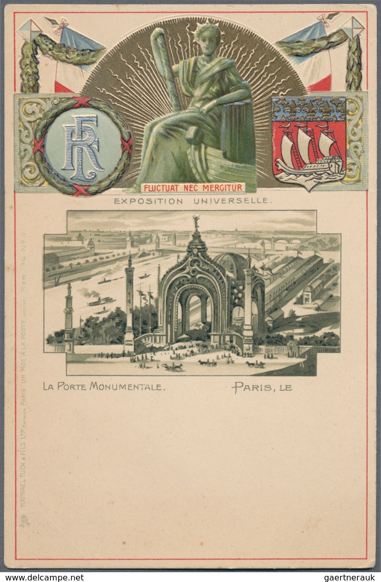 Ansichtskarten: Alle Welt: FRANKREICH / PARIS, Umfangreicher Bestand An Gut 350 Historischen Ansicht - Ohne Zuordnung