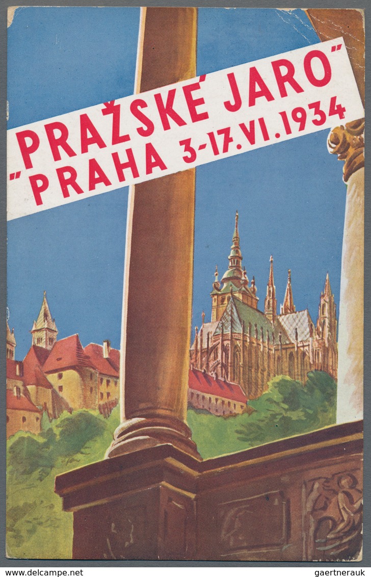 Ansichtskarten: Alle Welt: TSCHECHIEN / PRAG, Sehenswertes Lot Mit 42 Historischen Ansichtskarten Au - Unclassified