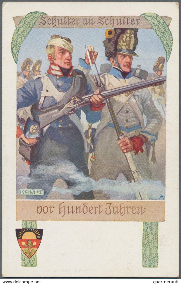 Ansichtskarten: Österreich: 1897/1925 Ca., PATRIOTISCHE ANSICHTSKARTEN, Attraktives Konvolut Mit übe - Andere & Zonder Classificatie