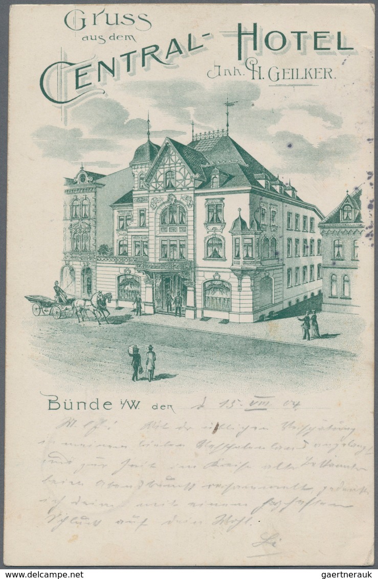 Ansichtskarten: Deutschland: 1896/1940 (ca.), Partie Von Ca. 170 Topographie-Ansichtskarten, Dabei A - Autres & Non Classés