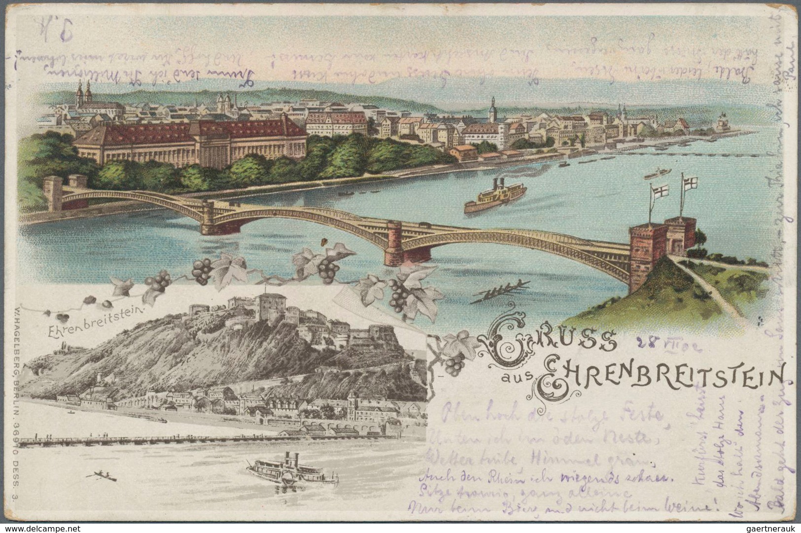 Ansichtskarten: Deutschland: 1900-60, Sammlung Von Ansichtskarten Im Großen Album, Dabei Viele "Grus - Autres & Non Classés