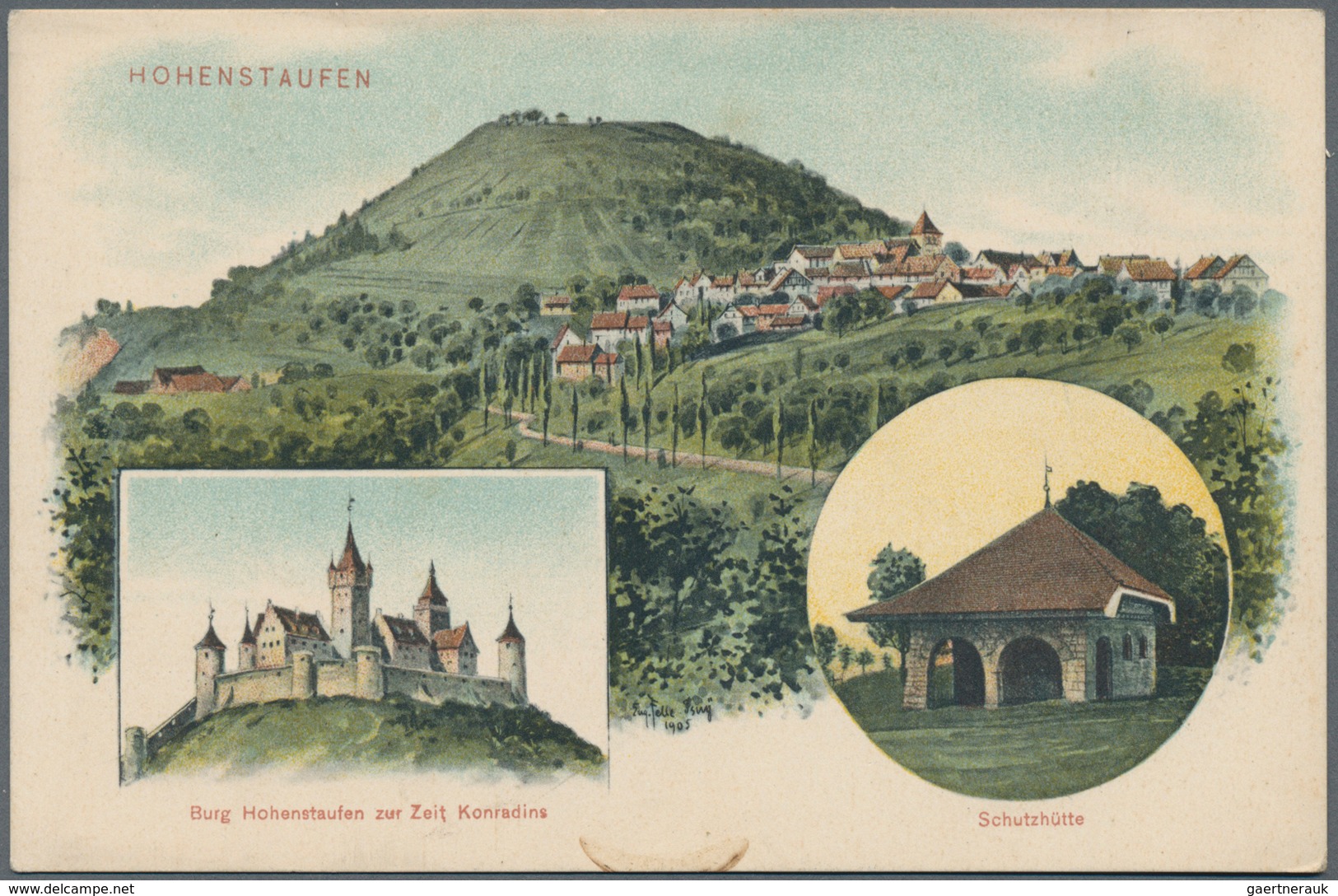 Ansichtskarten: Deutschland: FELLE-KARTEN, Ein Schöner Bestand An Knapp 100 Historische Ansichtskart - Autres & Non Classés