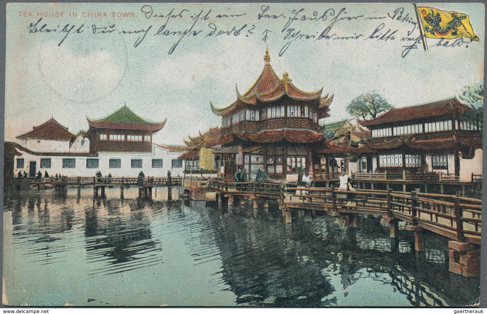 Ansichtskarten: Deutschland: KOLONIEN / DEUTSCHE POST IN CHINA, 8 Historische Ansichtskarten, Davon - Autres & Non Classés