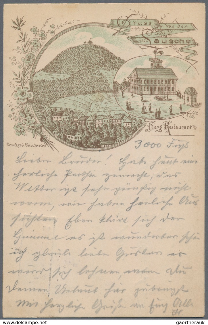 Ansichtskarten: Deutschland: NEUE BUNDESLÄNDER, 27 Historische Ansichtskarten Aus Sachsen, Sachsen-A - Andere & Zonder Classificatie