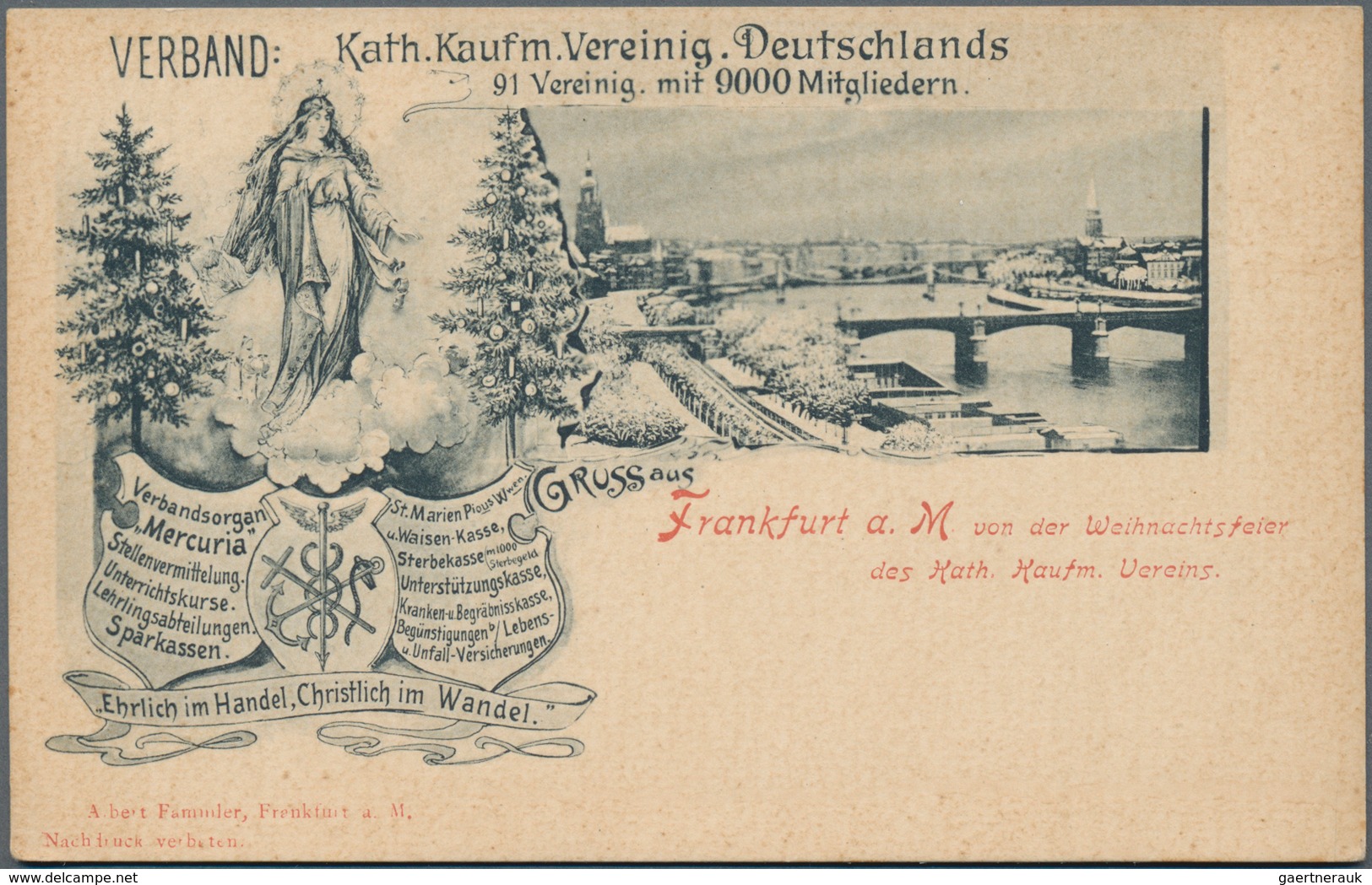 Ansichtskarten: Deutschland: Posten Mit Gut 750 Alten Kleinformatigen Ansichtskarten, Dabei Fast All - Autres & Non Classés