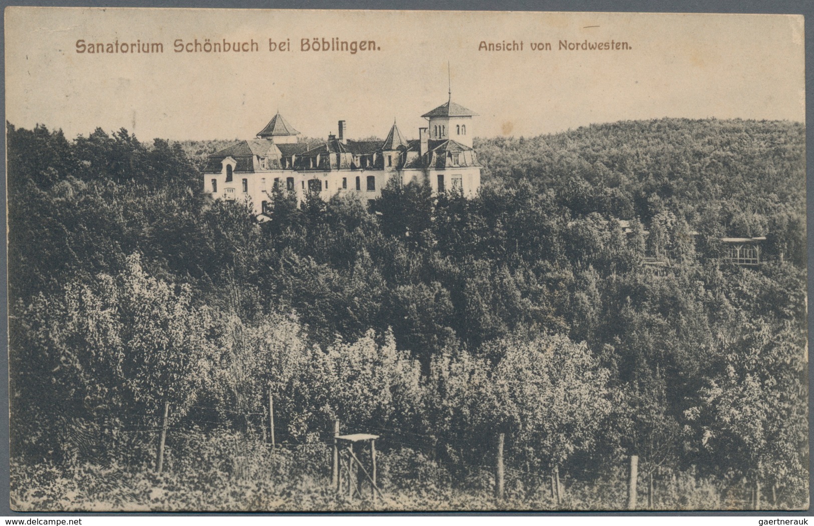 Ansichtskarten: Baden-Württemberg: FELLBACH, ECHTERDINGEN, BÖBLINGEN, WAIBLINGEN, SCHWÄBISCH GMÜND, - Other & Unclassified