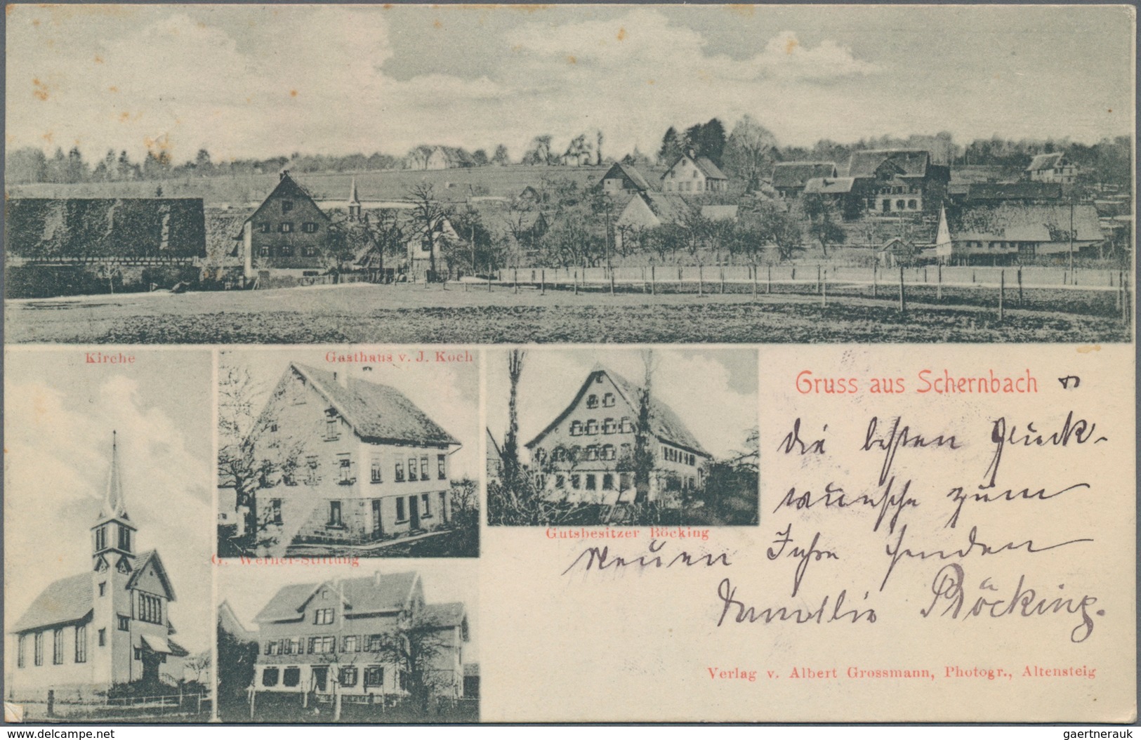 Ansichtskarten: Baden-Württemberg: KARTON mit gut 700 historischen Ansichtskarten Baden-Württemberg