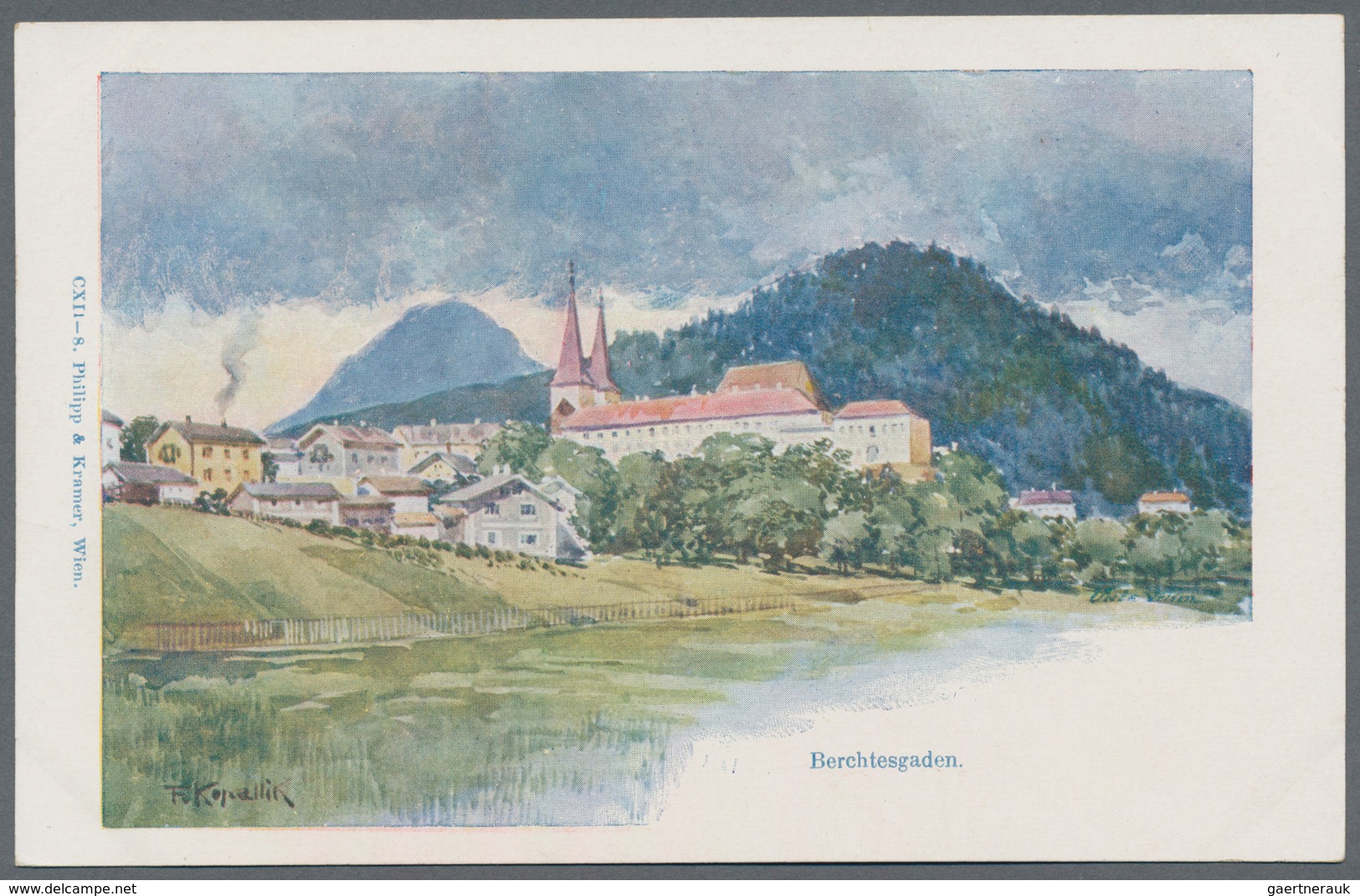 Ansichtskarten: Bayern: BERCHTESGADEN, SCHÖNAU Und KÖNIGSSEE Jeweils Mit Umgebung (alte PLZ 824), Vi - Autres & Non Classés