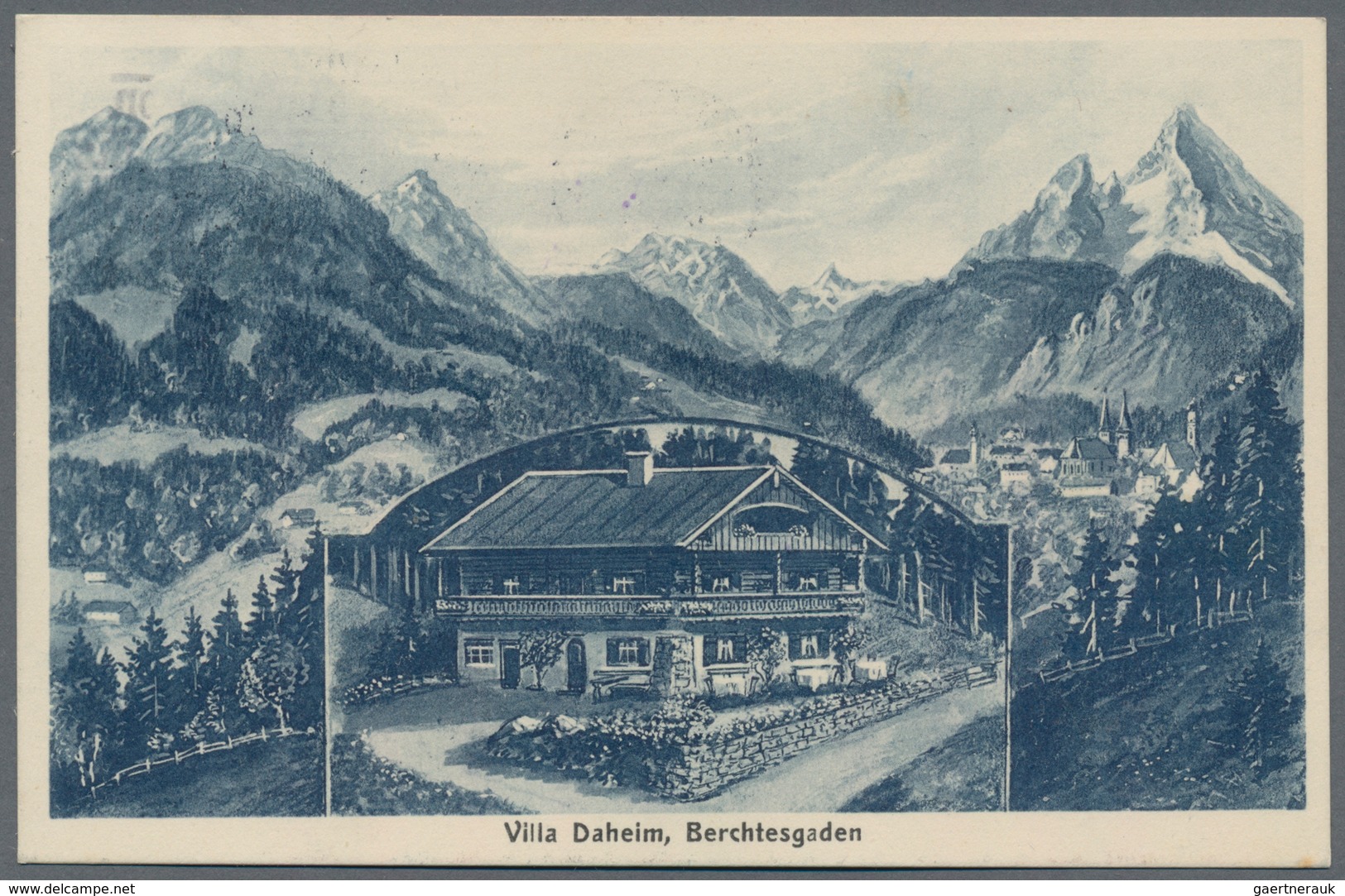 Ansichtskarten: Bayern: BERCHTESGADEN, SCHÖNAU Und KÖNIGSSEE Jeweils Mit Umgebung (alte PLZ 824), Vi - Autres & Non Classés