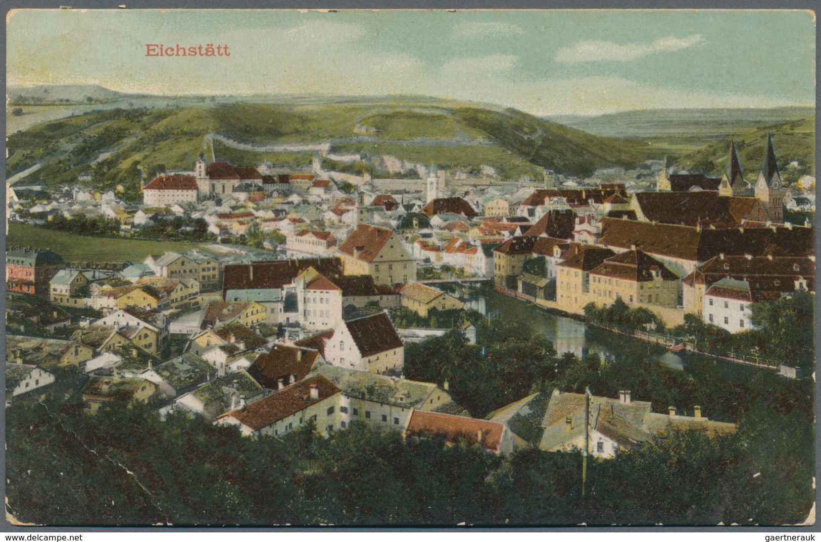 Ansichtskarten: Bayern: EICHSTÄTT Und Etwas Umgebung (alte PLT 8078/79), Kleine Schachtel Mit 119 Hi - Other & Unclassified