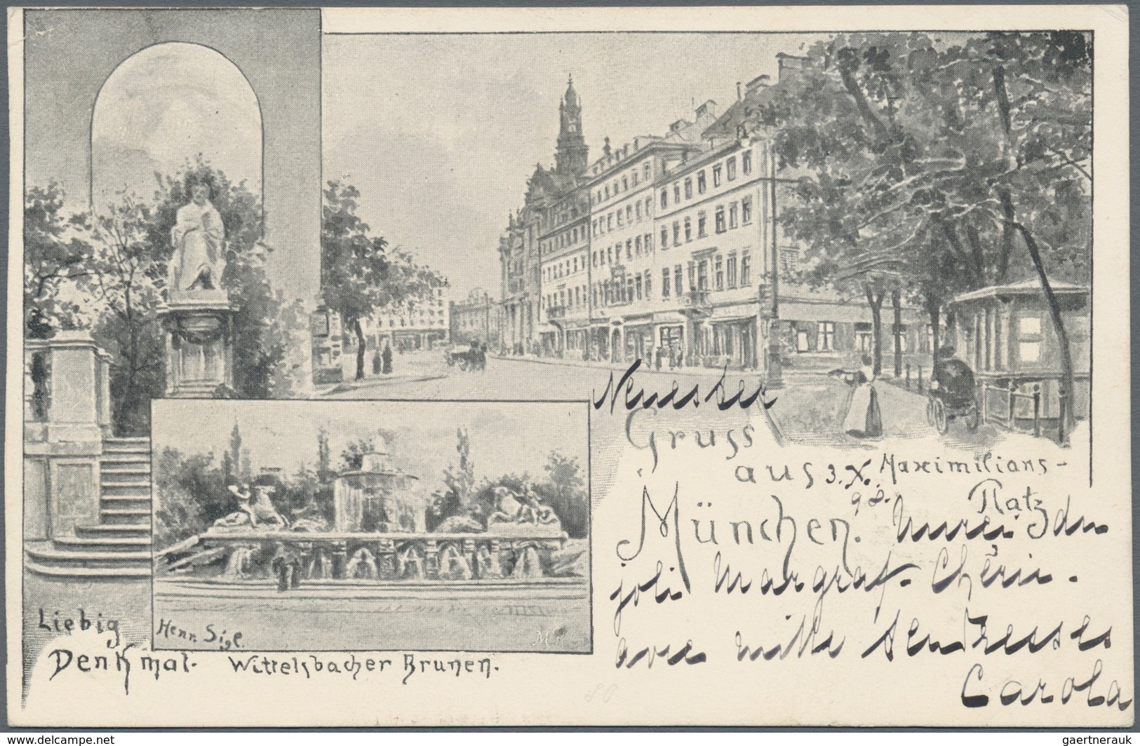 Ansichtskarten: Bayern: MÜNCHEN ALTSTADT MAXIMILIANSPLTZ, 86 Historische Ansichtskarten Ab 1898 Bis - Other & Unclassified