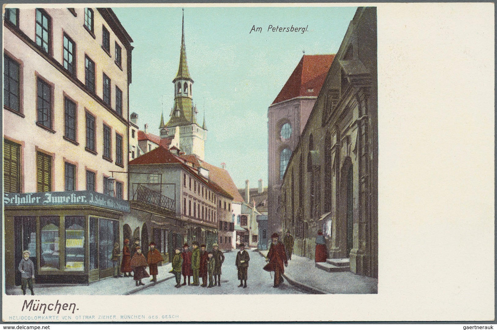 Ansichtskarten: Bayern: MÜNCHEN ALTSTADT PETERSKIRCHE, Schachtel Mit Gut 120 Historischen Ansichtska - Other & Unclassified