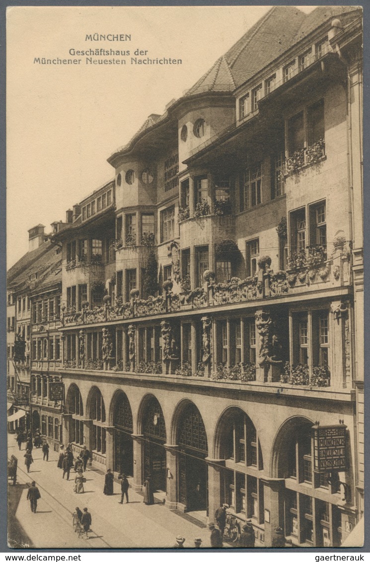 Ansichtskarten: Bayern: MÜNCHEN ALTSTADT SENDLINGERSTRASSE, über 100 Historische Ansichtskarten Ab 1 - Autres & Non Classés