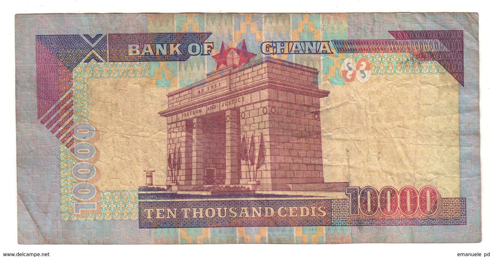 Ghana 10000 Cedis 04/08/2003 - Ghana