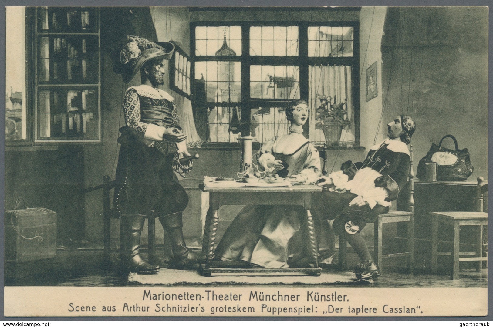 Ansichtskarten: Bayern: MÜNCHEN, "Marionetten-Theater Münchner-Künstler", Sehr Schöner Posten Mit 41 - Other & Unclassified