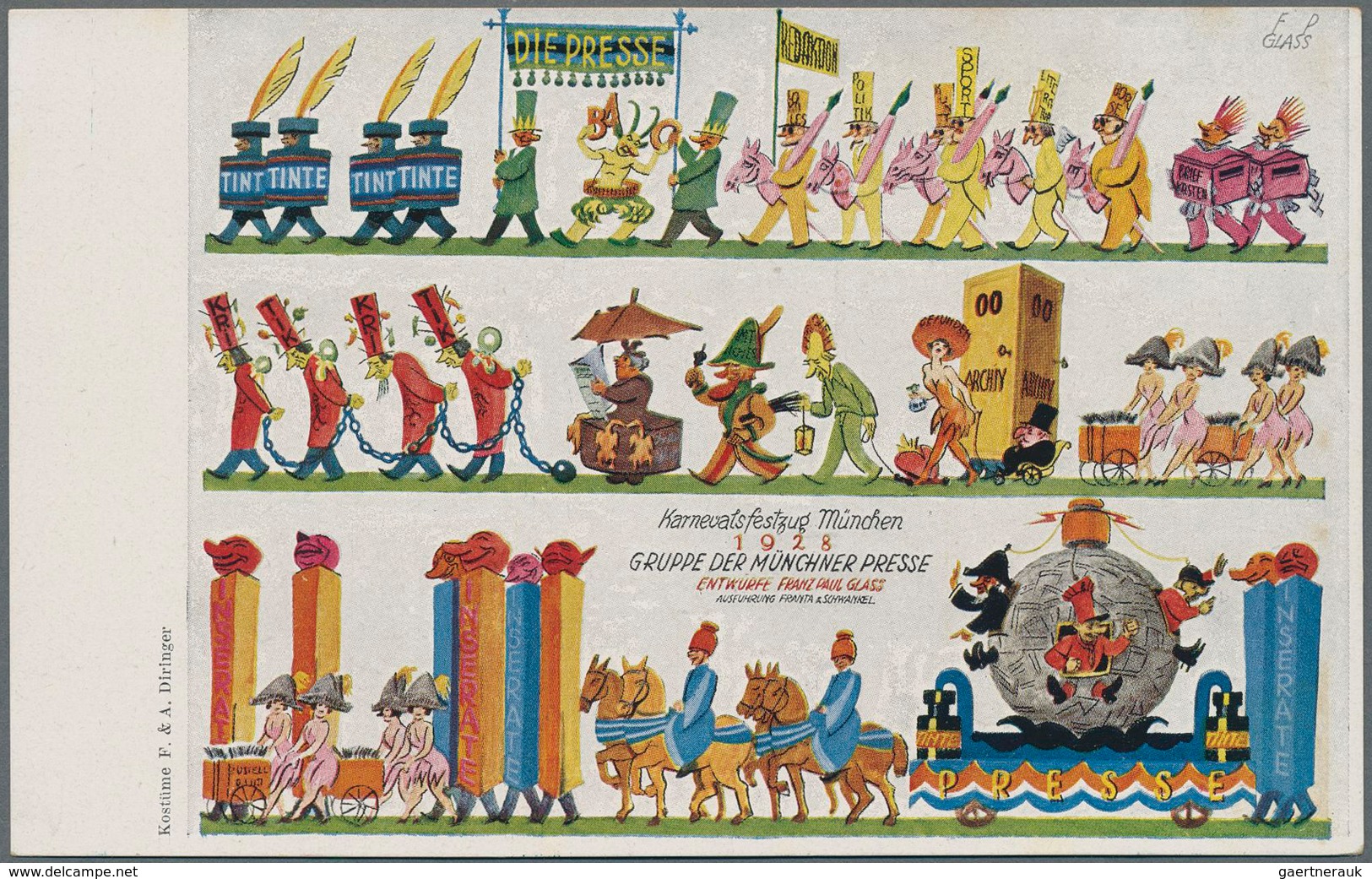 Ansichtskarten: Bayern: MÜNCHEN, Ausstellungs- Und Ereigniskarten Aus Dem Jahr 1928, Eine Interessan - Other & Unclassified