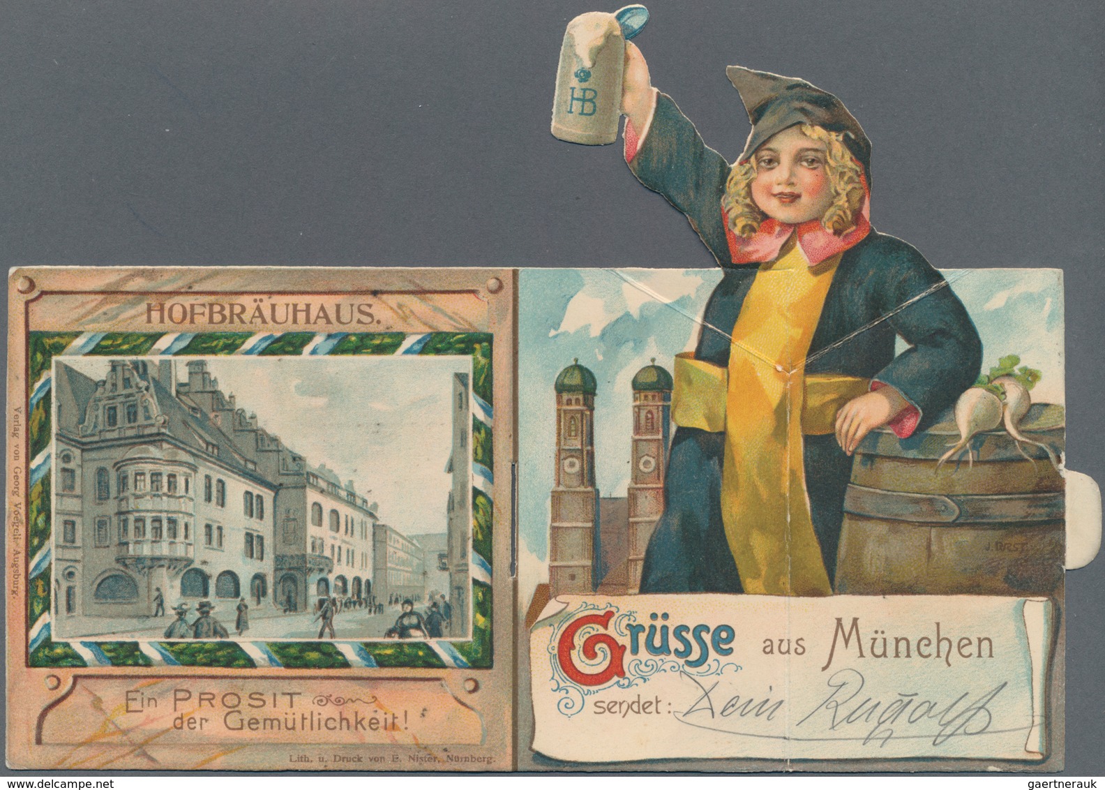 Ansichtskarten: Bayern: MÜNCHEN, HOFBRÄUHAUS Ein Reichhaltiger Bestand An über 170 Historischen Ansi - Other & Unclassified