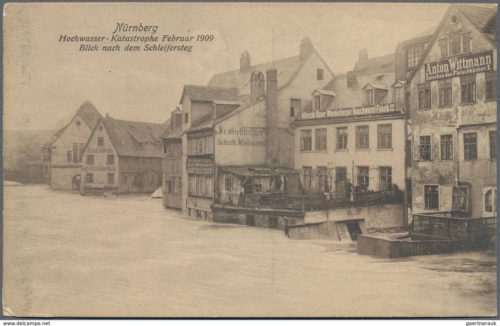 Ansichtskarten: Bayern: NÜRNBERG (8500): 1891/1940 Ca., Pegnitz, Sammlung Von Ca. 390 Ansichtskarten - Autres & Non Classés