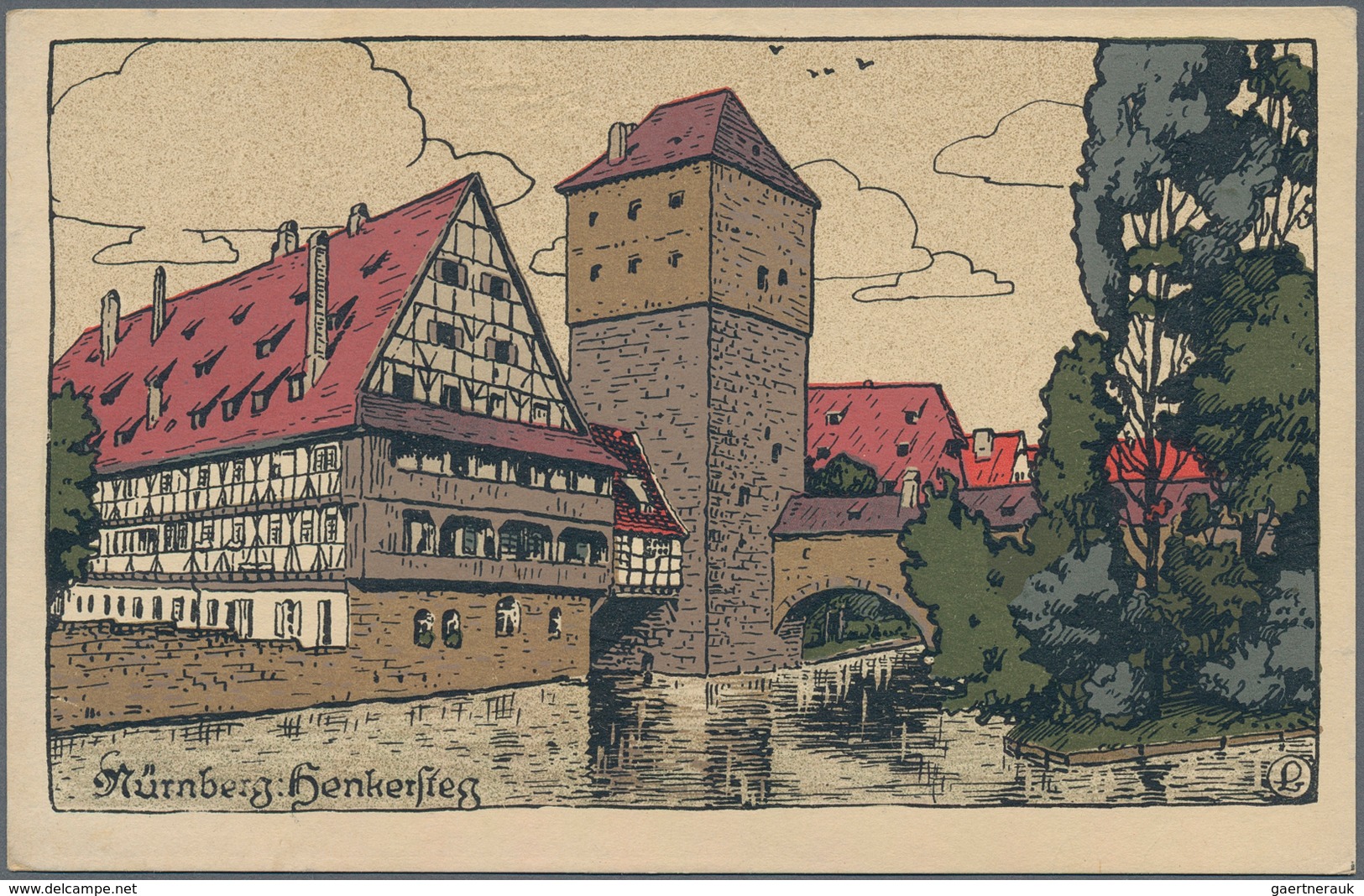 Ansichtskarten: Bayern: NÜRNBERG (8500): 1891/1940 Ca., Pegnitz, Sammlung Von Ca. 390 Ansichtskarten - Autres & Non Classés