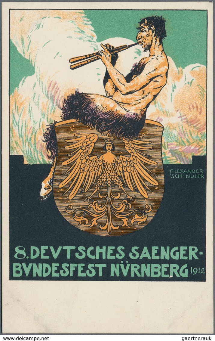 Ansichtskarten: Bayern: NÜRNBERG (8500): 1897/1926 Ca., Feste, Veranstaltungen & Ereignisse, Sammlun - Sonstige & Ohne Zuordnung