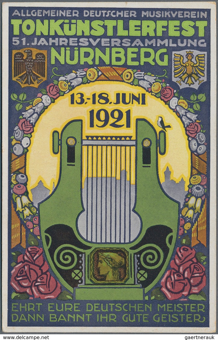 Ansichtskarten: Bayern: NÜRNBERG (8500): 1897/1926 Ca., Feste, Veranstaltungen & Ereignisse, Sammlun - Sonstige & Ohne Zuordnung