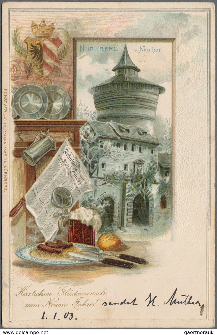 Ansichtskarten: Bayern: NÜRNBERG (8500): 1900/1930 Ca., Stadtmauer & Stadttore, Sammlung Von Ca. 100 - Other & Unclassified