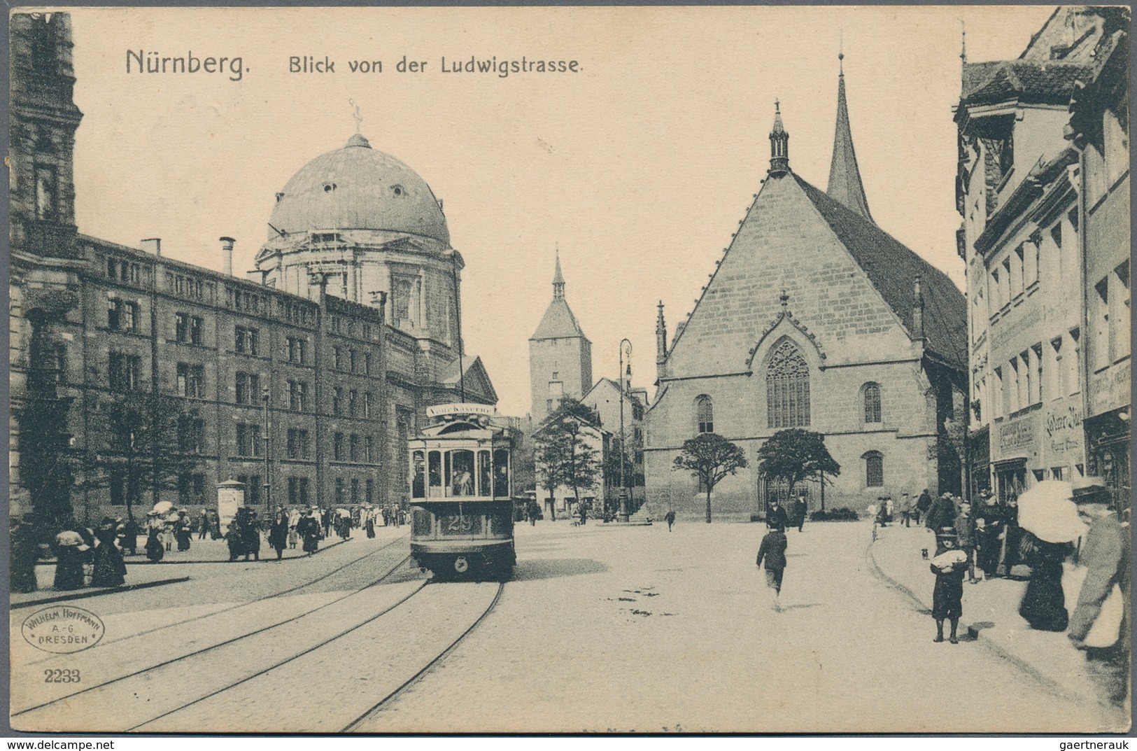 Ansichtskarten: Bayern: NÜRNBERG (8500): 1900/1940 Ca., Innenstadt - Straßen & Plätze, Sammlung Von - Other & Unclassified