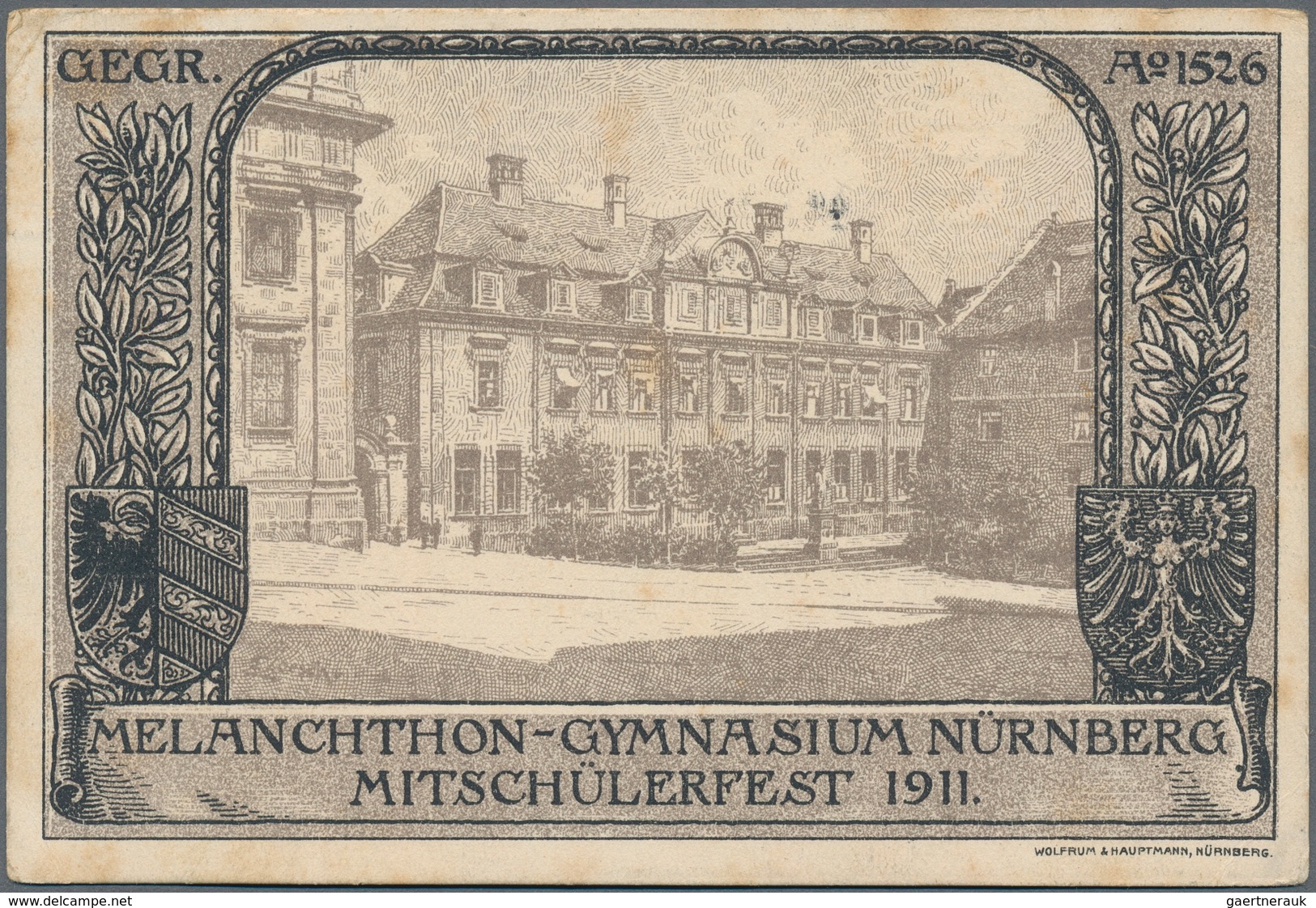 Ansichtskarten: Bayern: NÜRNBERG (8500): 1900/1940 Ca., Innenstadt-Gebäude Und Brunnen & Denkmäler, - Other & Unclassified