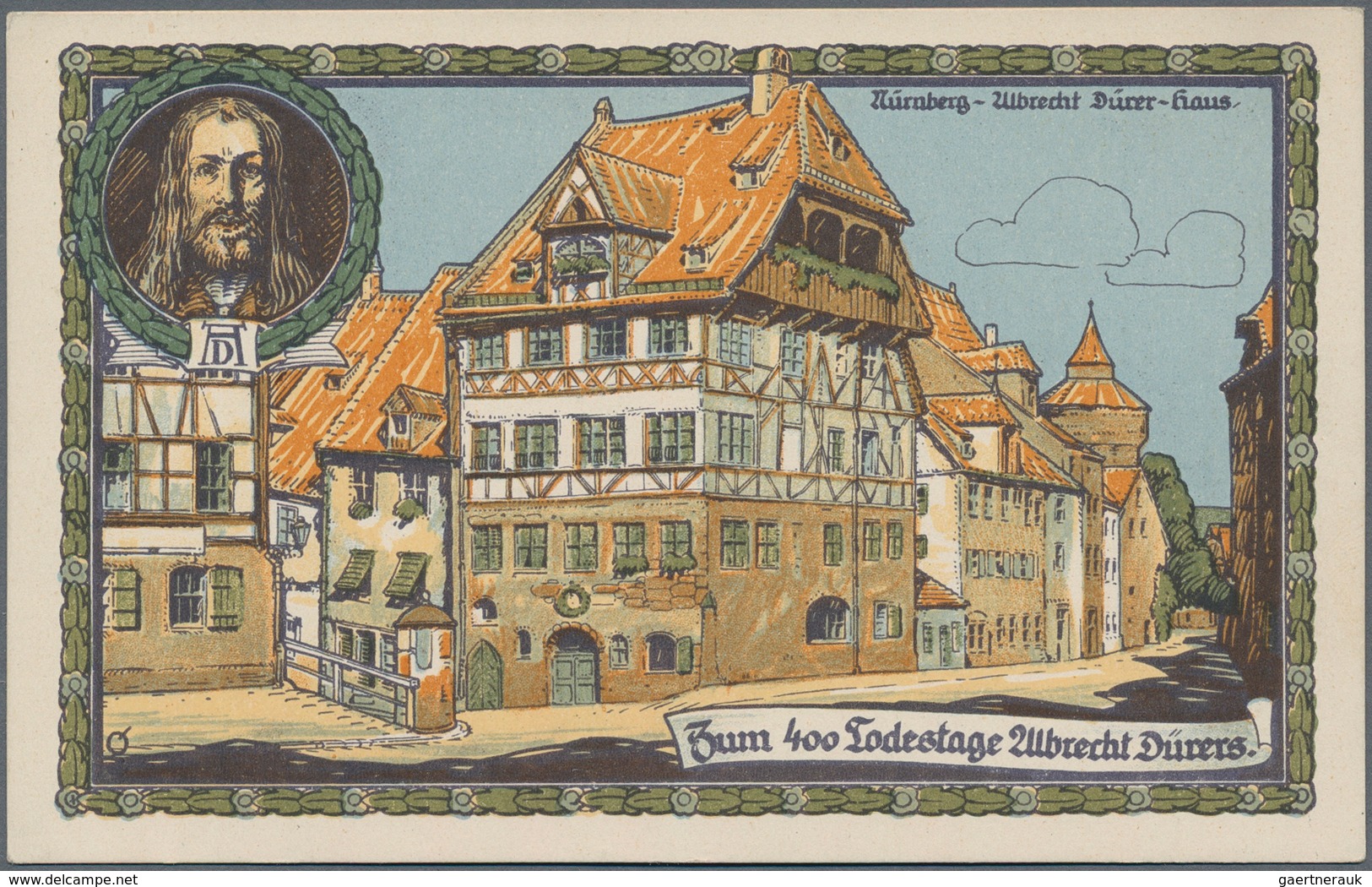 Ansichtskarten: Bayern: NÜRNBERG (8500): 1900/1940 Ca., Innenstadt-Gebäude Und Brunnen & Denkmäler, - Other & Unclassified