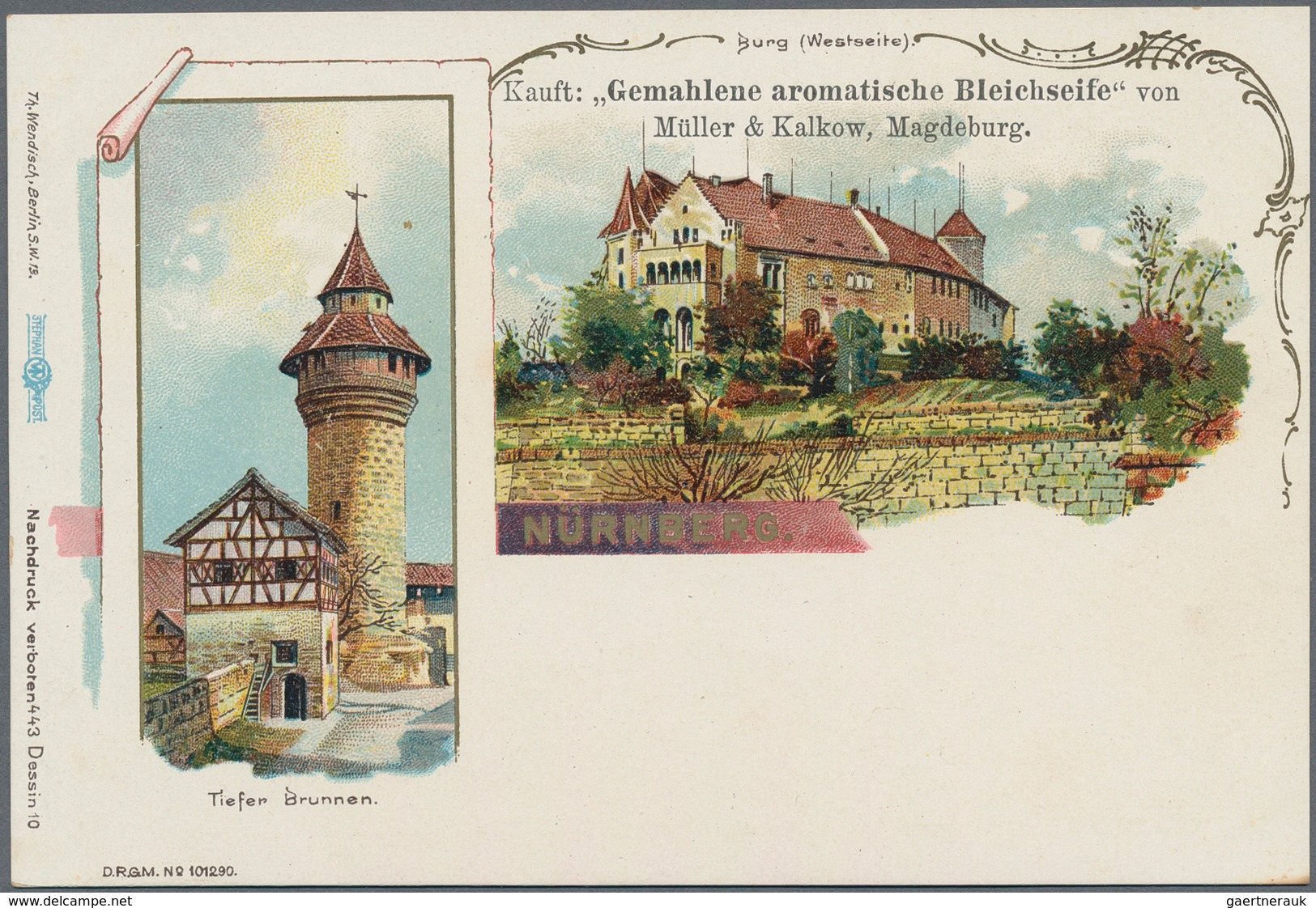 Ansichtskarten: Bayern: NÜRNBERG (8500): 1900/60 Ca., Nürnberger Burg, Sammlung Von Ca. 220 Ansichts - Andere & Zonder Classificatie