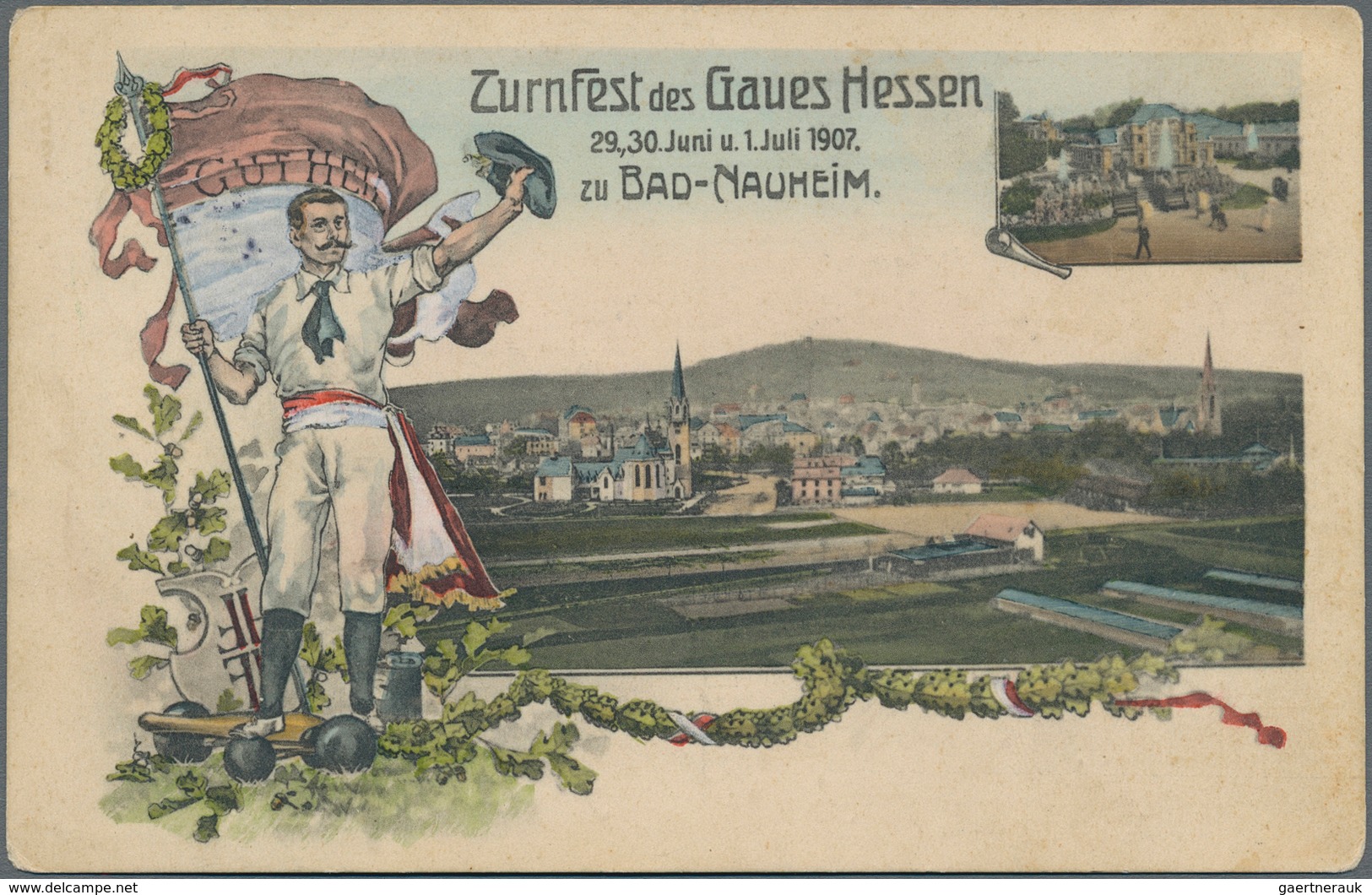 Ansichtskarten: Hessen: BAD NAUHEIM (alte PLZ 6350), 11 Historischen Ansichtskarten Ab 1892 Mit Früh - Other & Unclassified