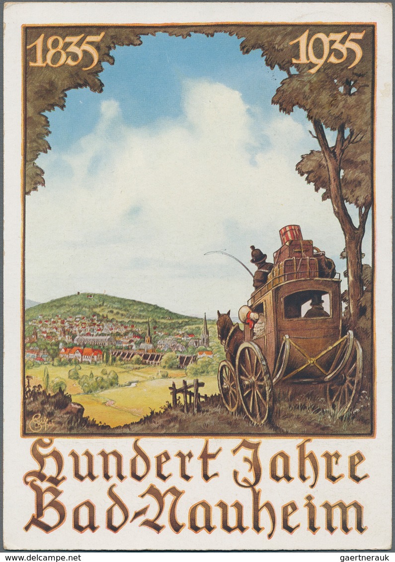 Ansichtskarten: Hessen: BAD NAUHEIM (alte PLZ 6350), 11 Historischen Ansichtskarten Ab 1892 Mit Früh - Autres & Non Classés