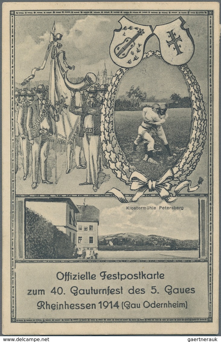 Ansichtskarten: Hessen: OBERHESSEN (alte PLZ 63 Und64) Eine Interessante Mischung Mit 47 Historische - Autres & Non Classés