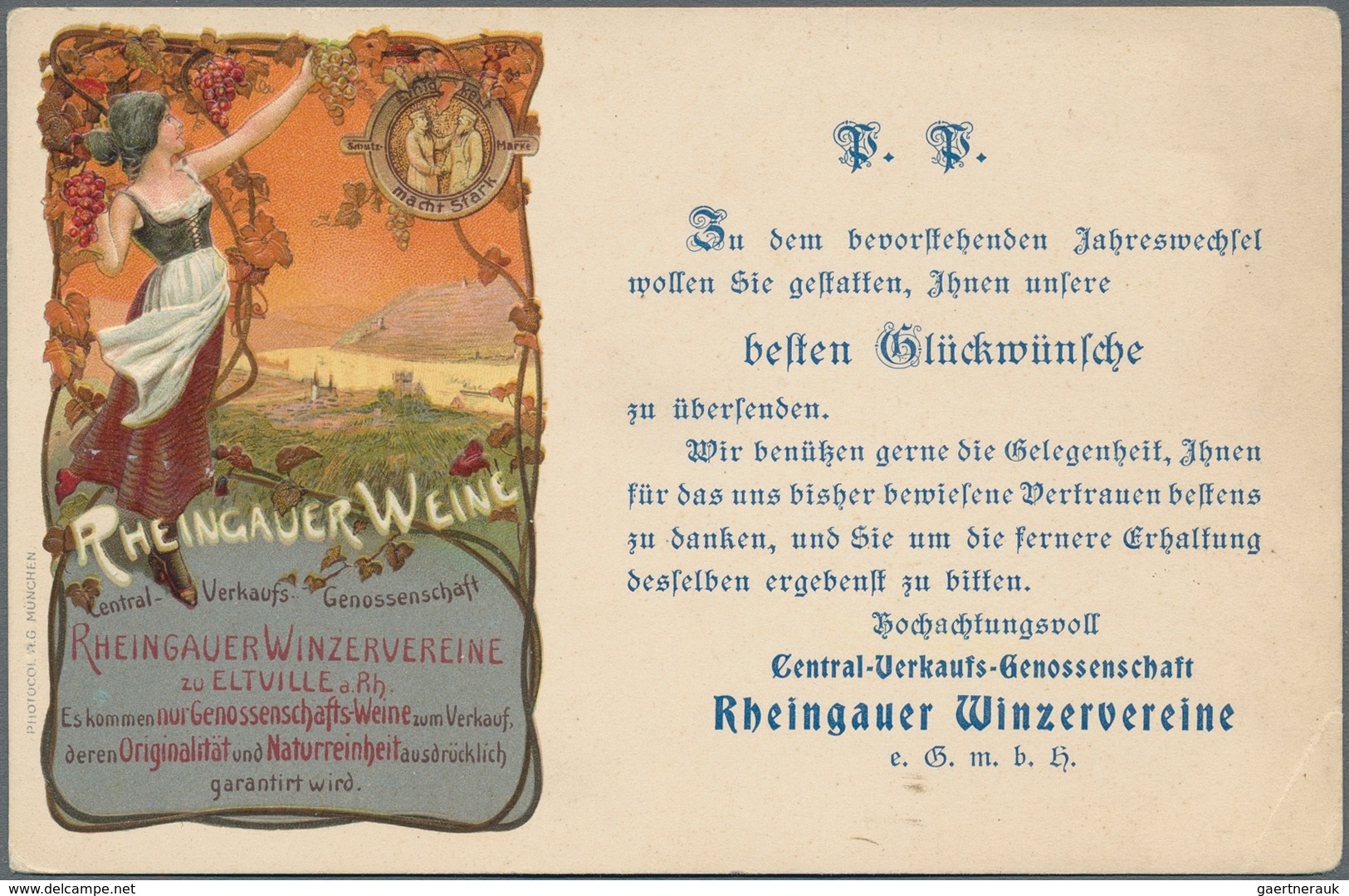 Ansichtskarten: Hessen: RHEINGAU Mit ELTVILLE, RAUENTHAL Und SCHLANGENBAD (alte PLZ 6228/29), Kleine - Other & Unclassified