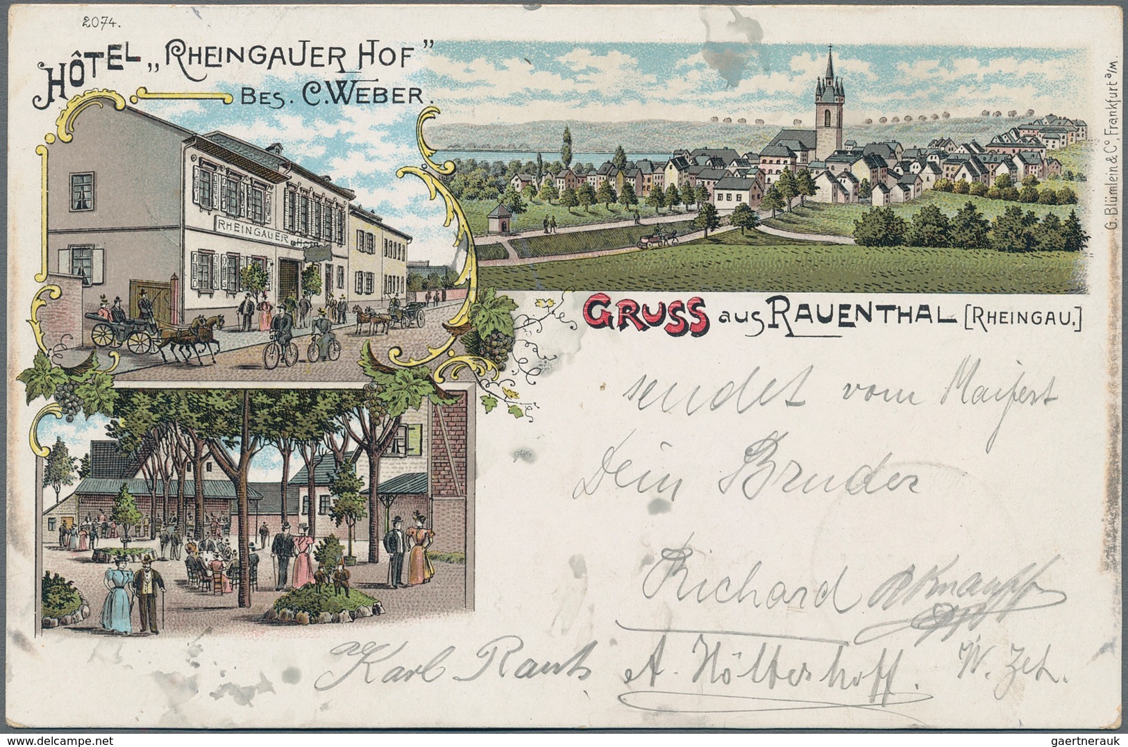 Ansichtskarten: Hessen: RHEINGAU Mit ELTVILLE, RAUENTHAL Und SCHLANGENBAD (alte PLZ 6228/29), Kleine - Autres & Non Classés