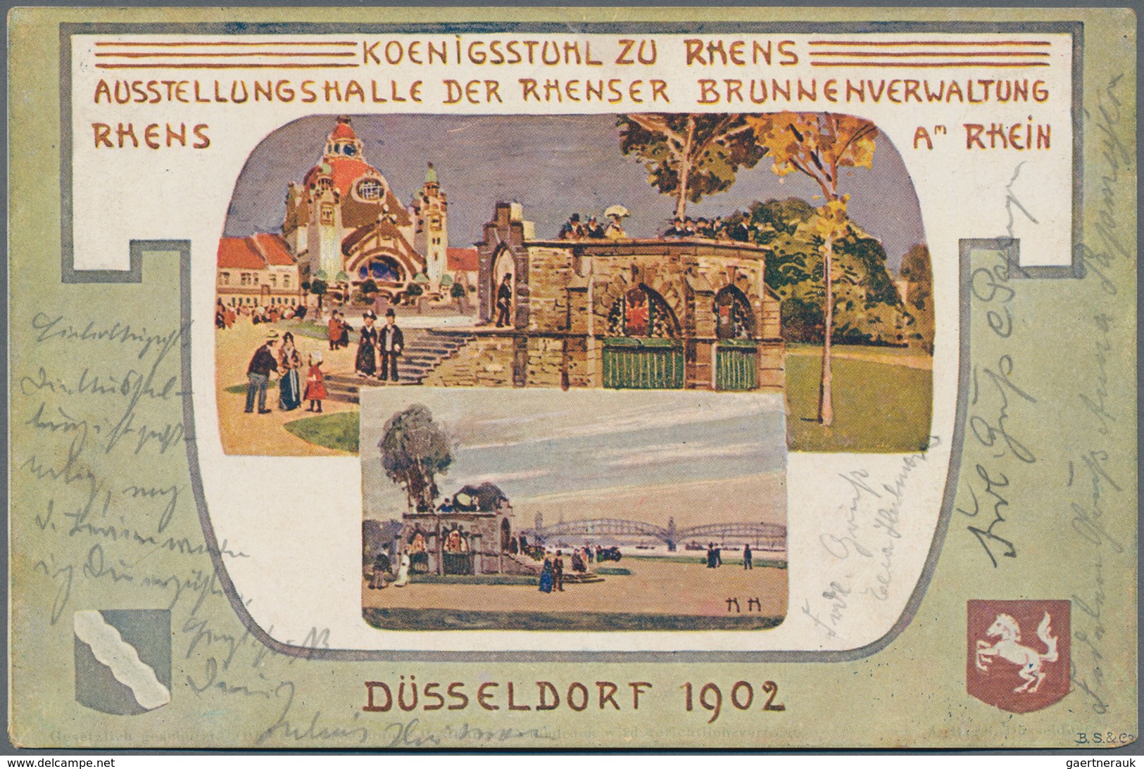 Ansichtskarten: Nordrhein-Westfalen: DÜSSELDORF, MÖNCHENGLADBACH, DUISBURG, KREFELD Jeweils Mit Umge - Sonstige & Ohne Zuordnung