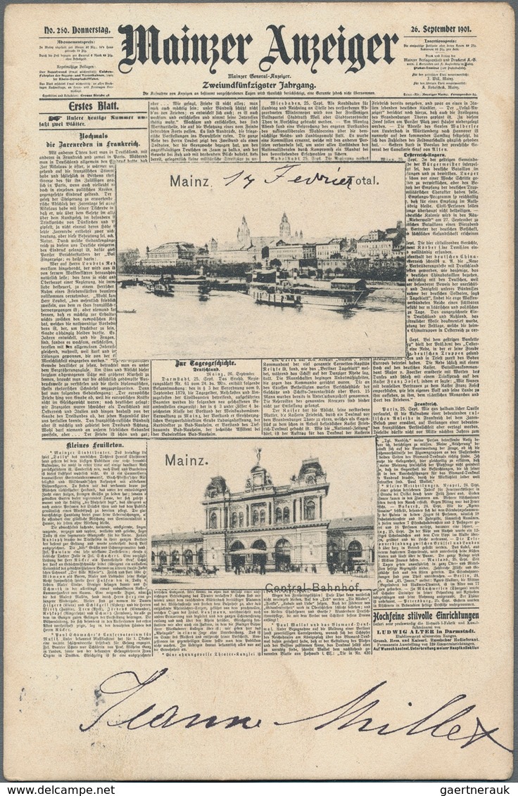 Ansichtskarten: Rheinland-Pfalz: MAINZ (alte PLZ 6500), Partie Mit 36 Historischen Ansichtskarten Ab - Andere & Zonder Classificatie