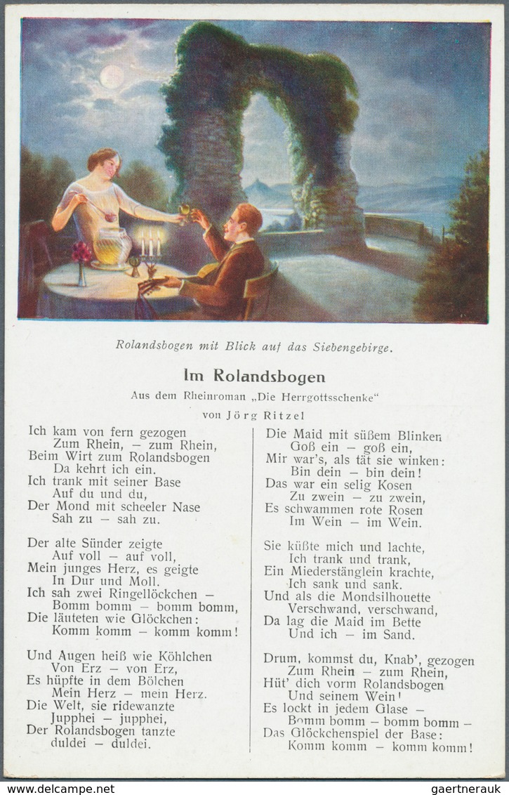 Ansichtskarten: Rheinland-Pfalz: ROLANDSECK Bei REMAGEN (alte PLZ 5480), Schachtel Mit Gut 300 Histo - Autres & Non Classés