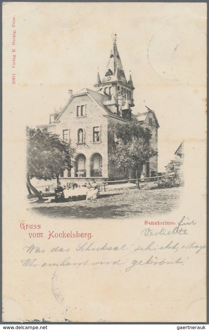 Ansichtskarten: Rheinland-Pfalz: TRIER, BAD BERTRICH, COCHEM, EIFEL, MOSEL (alte PLZ 55), Schachtel - Autres & Non Classés