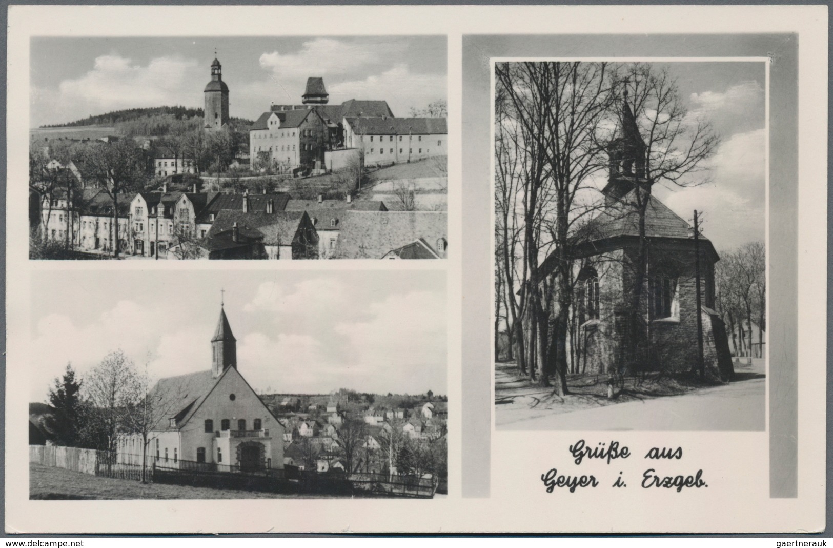 Ansichtskarten: Sachsen: NACHKRIGSKARTE Aus Der DDR-Zeit, Riesiger Bestand An über 1500 Ansichtskart - Autres & Non Classés