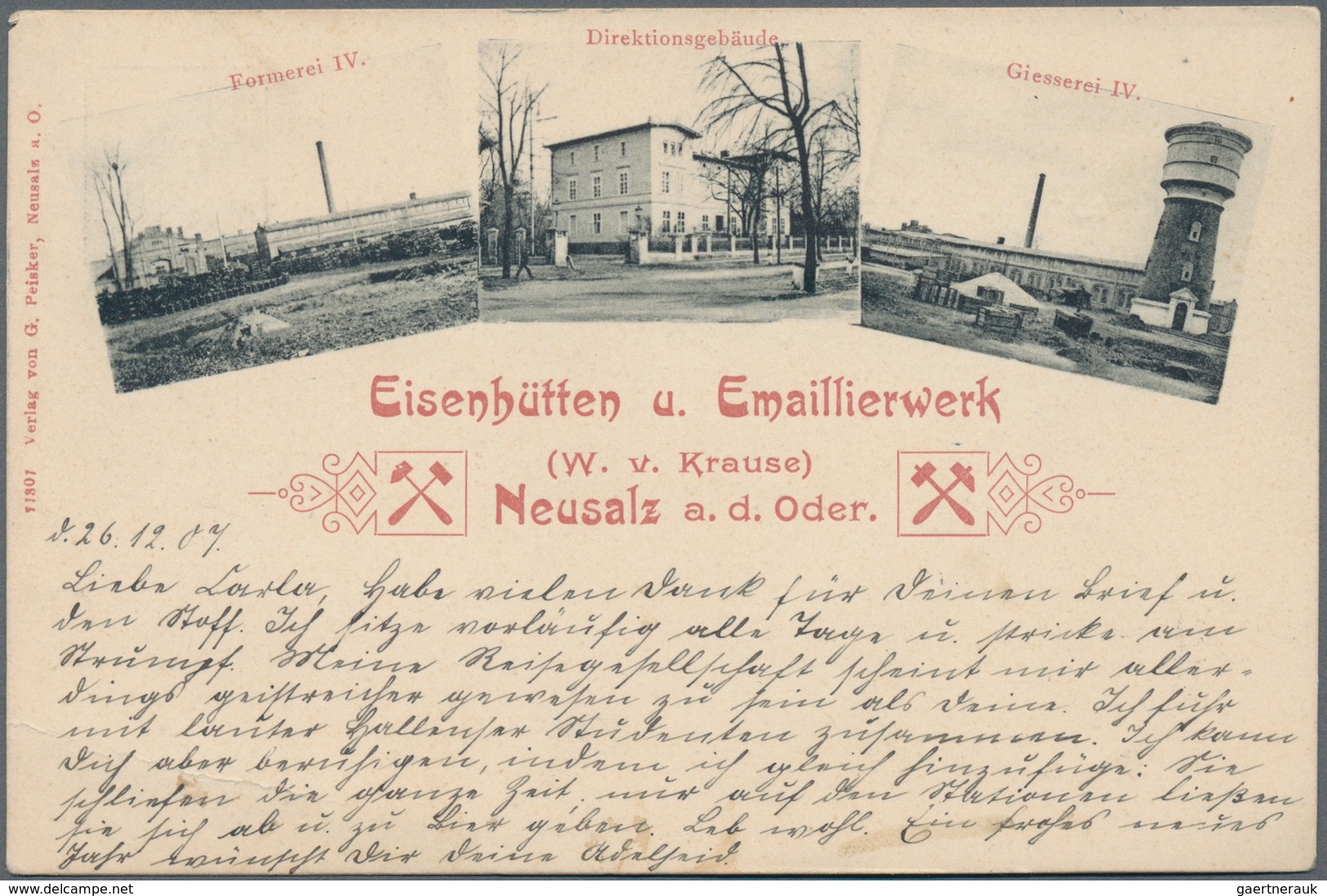 Ansichtskarten: 1900/1945 (ca.), Rd. 300 Karten, überwiegend Topographie Deutschland (wenige Karten - 500 Postcards Min.