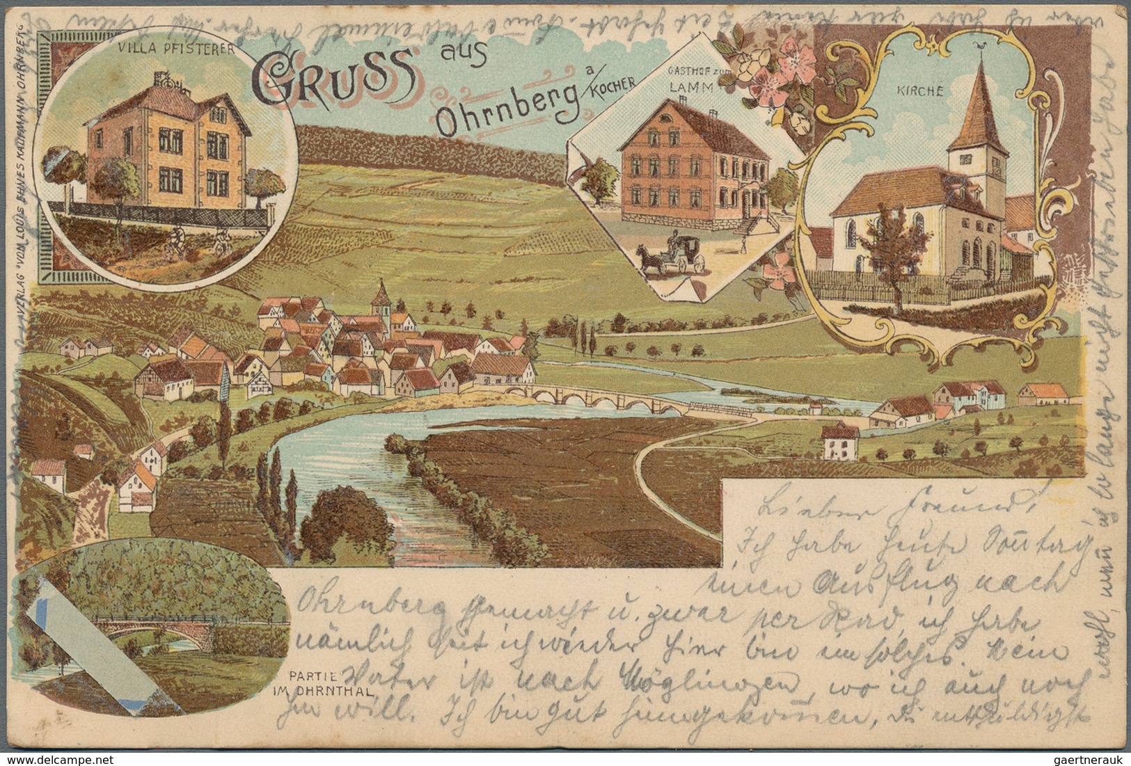 Ansichtskarten: 1900-1920, Partie mit über 500 Karten, dabei tolle Lithos, Straßenkarten, Gaststätte