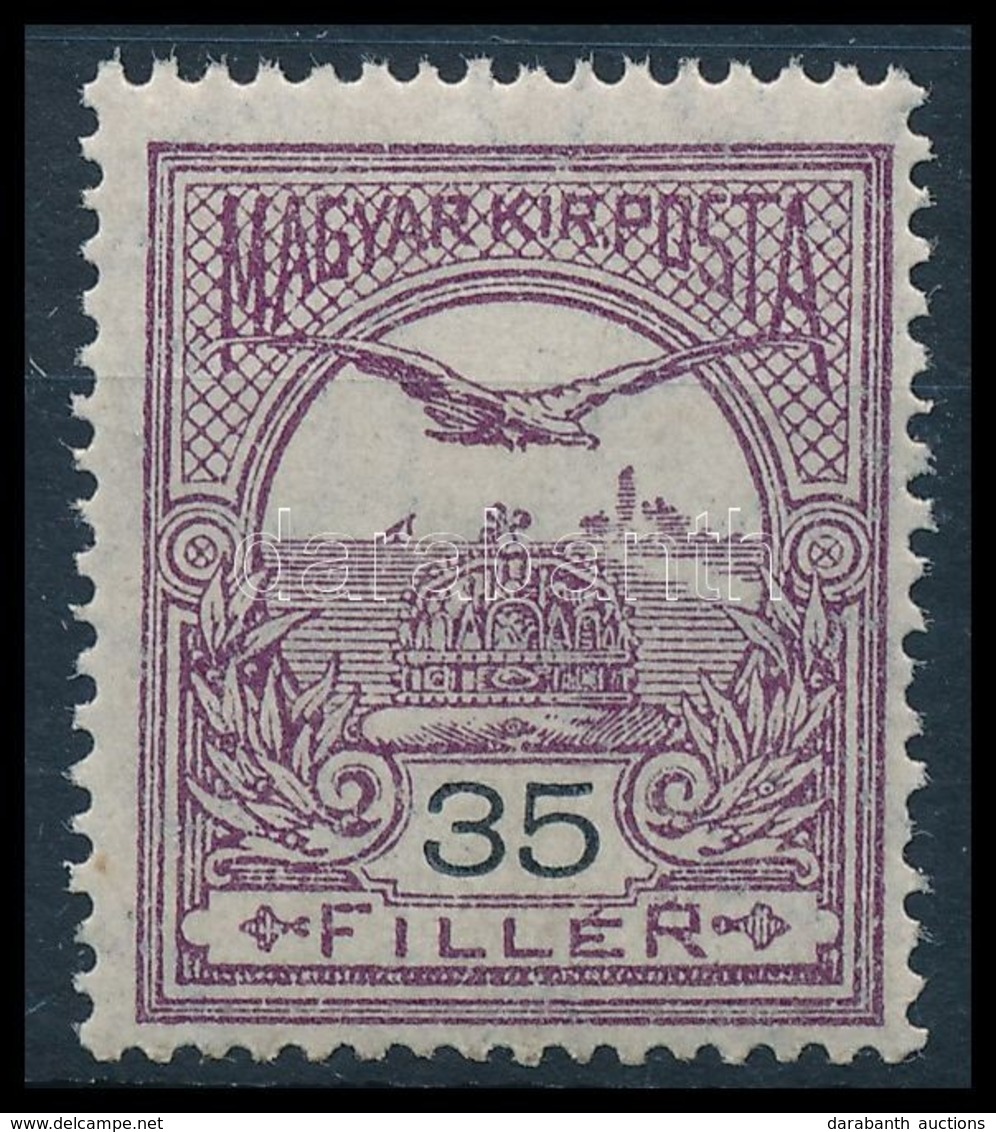 ** 1913 Turul 35f Fekvő Vízjellel (90.000) - Altri & Non Classificati