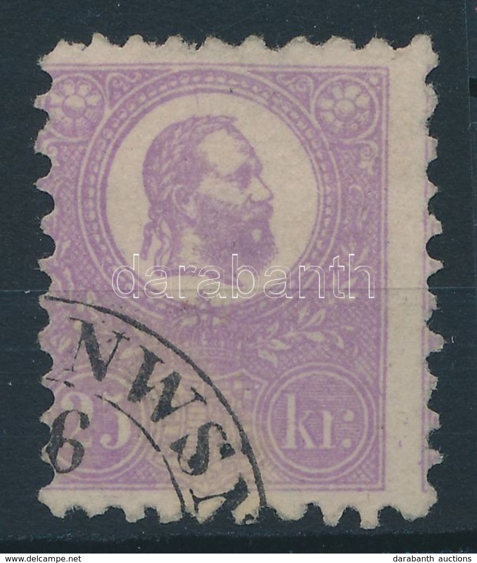 O 1871 Kőnyomat 25kr IV. Típus, Nagyon Szép élénk Színű Darab (45.000) - Altri & Non Classificati