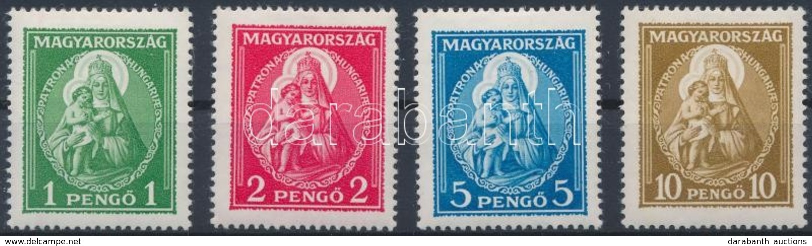 * 1932 Nagy Madonna Sor (35.000) (5P Enyhe Törés / Light Fold) - Other & Unclassified