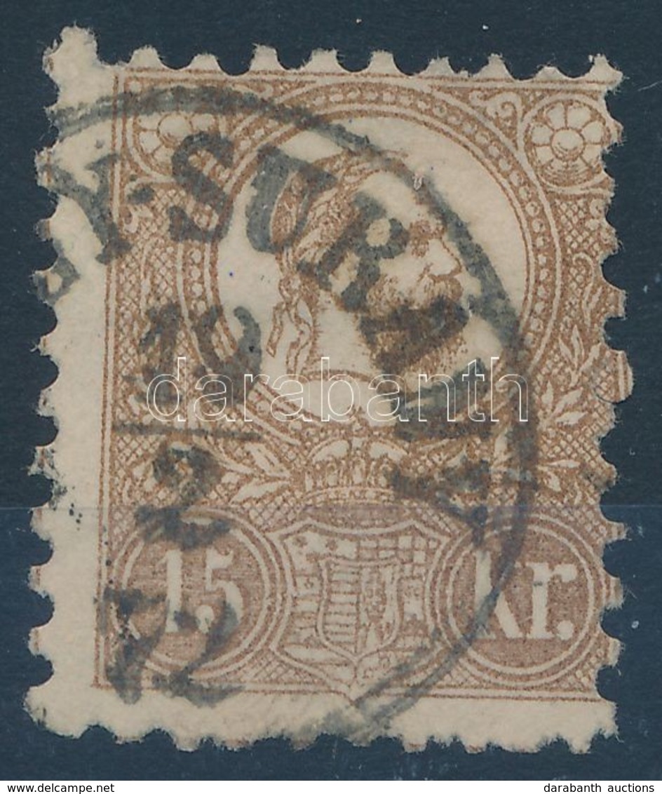 O 1871 Kőnyomat 15kr II. Típus '(NAG)Y-SURÁNY' (29.000) - Altri & Non Classificati